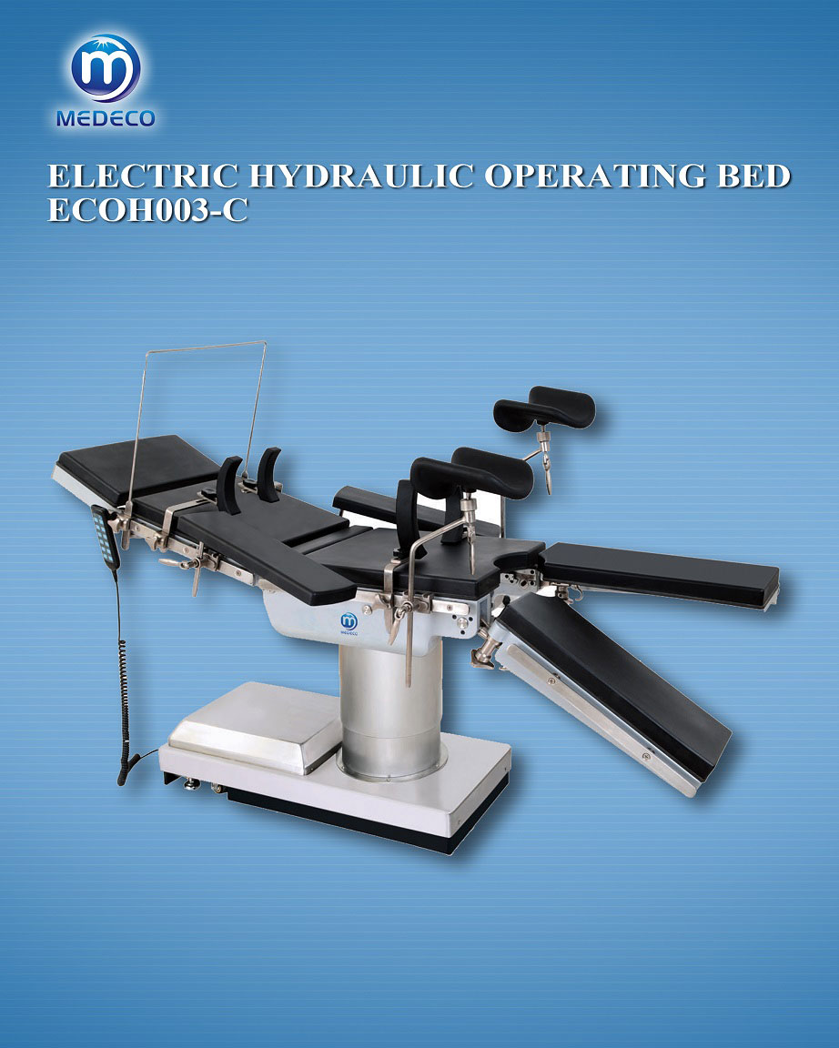 Electric hydraulic operating table