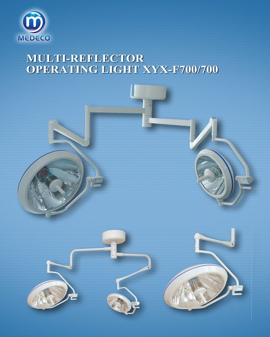 Halogen operating lamp