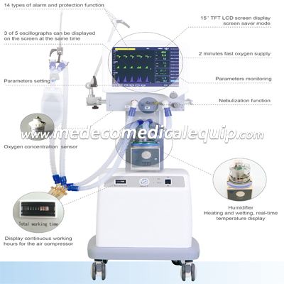 Medical Trolley Ventilator ME-1200
