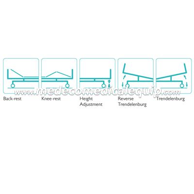 Manual Hospital Bed MEF4W