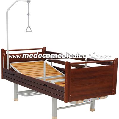 Home Medical Equipment Wooden Manual Hospital Adjustable Bed ME10