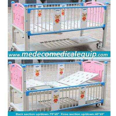 Hospital Double Crank Manual Children Medical Bed MEX03-2