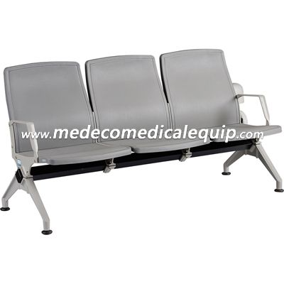 PVC Plastic 3-Seater Waiting Chair MEE006-1