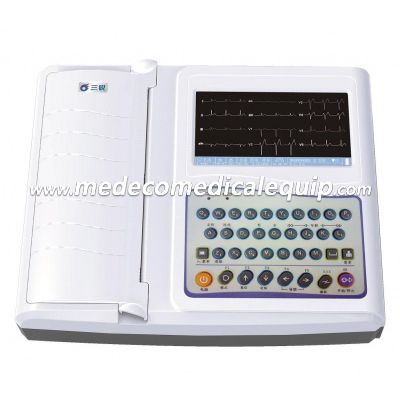 7 Inch Portable Digital ECG Machine 12 Channel Record Top Sell Electrocardiograph ME3312G
