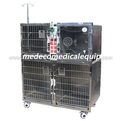 Veterinary Animal Hospital oxygen cabin Pet cage power version MEdy-01