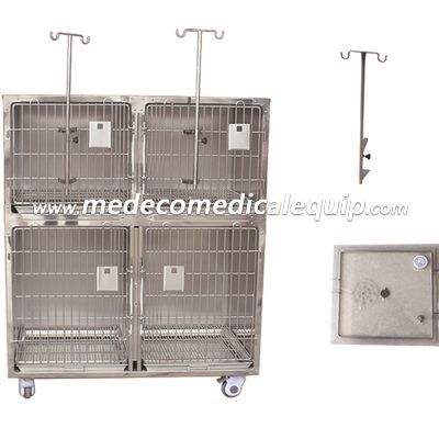 Combined stainless steel foster care (hospital) cage MEjy-01