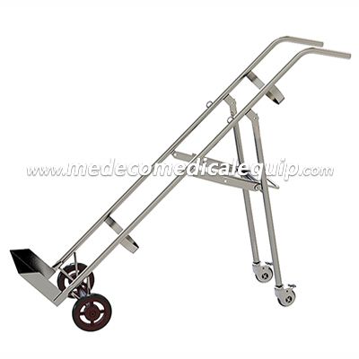 Stainless Steel Double Feet Oxygen Bottle Trolley ME048