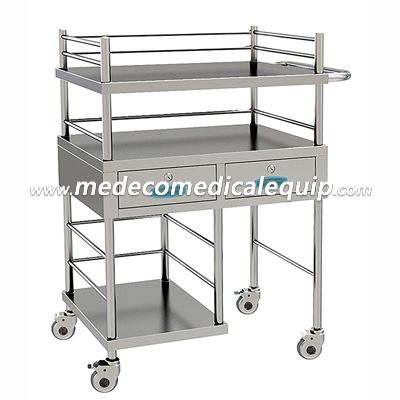 Stainless Steel Anesthesia Treatment Trolley ME028