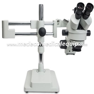 Trinocular double boom stand stereo zoom 3.5X-180X microscope camera MEXTL-165-W