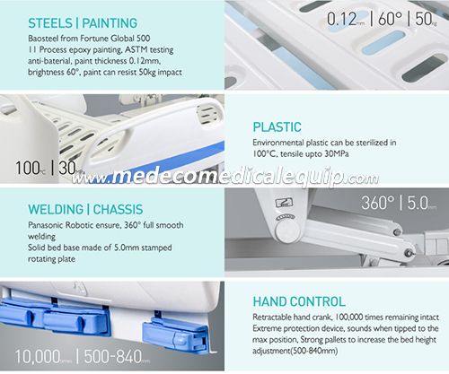 HOSPITAL BED DIMENSIONS MED3D