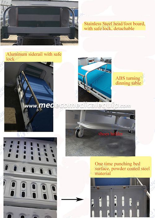 Hospital Beds With Aluminum Alloy Head