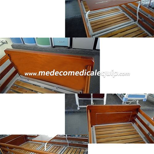 Home Medical Equipment Wooden Manual Hospital Adjustable Bed ME10