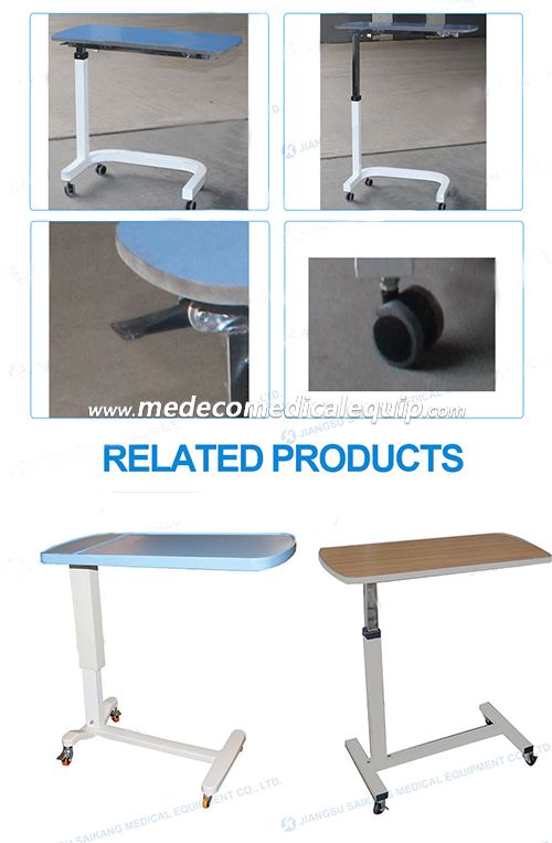 Adjustable Hospital Over Bed Dinning Table MEH042-101