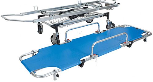 Manual Height Adjustment Aluminum Transfer Trolley MEB040(B)