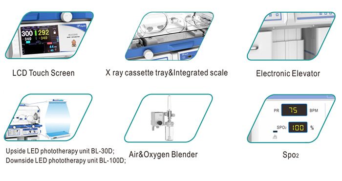 Baby Infant Incubator Hospital Phototherapy Incubator ME300 Standard