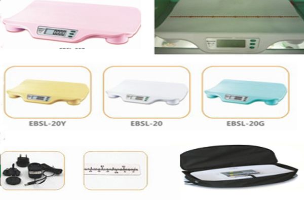 Electronic baby scale - EBSA-20 - Zhongshan Jinli Electronic Weighing  Equipment Co., Ltd - with LCD display / table