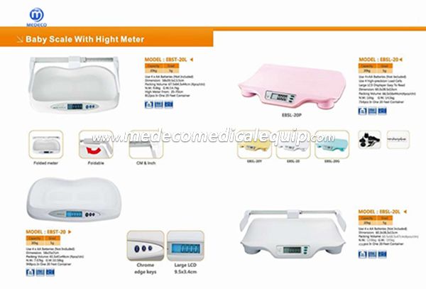 Approved Medical Electronic Baby Body Weighing Scale EBSL-20L