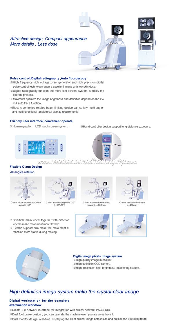 High Frequency Mobile C-arm System MEX112C