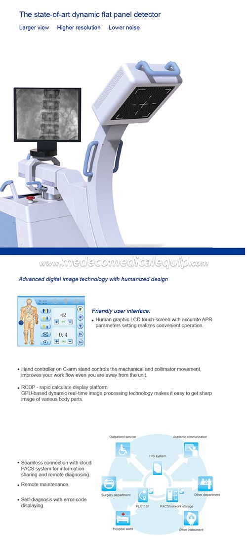 Mobile Digital FPD C-arm System MEX118F