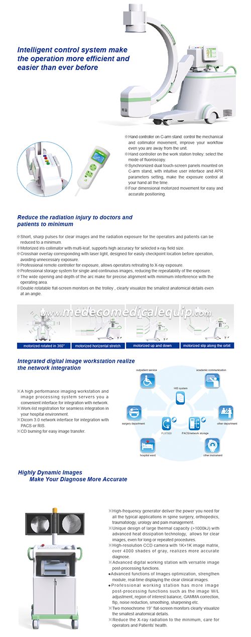 High Frequency Mobile Digital C-arm System MEX7000A