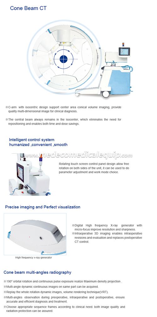 High Frequency Mobile digital C-arm System (Cone Beam CT) MEX7200