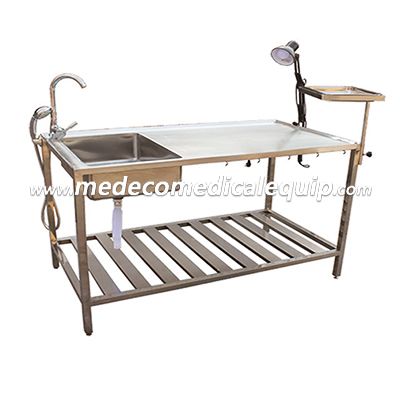 Veterinary Hospital Stainless steel animal dissection table MEJ01