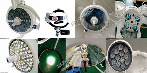 Hospital Instrument Halogen Operating Lamp Medical Light Surgical Lamp (L734 Mobile type)