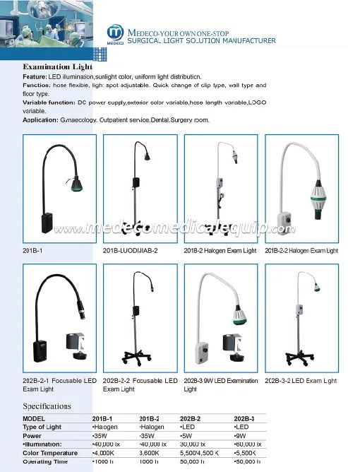 Hospital Instrument Hospital Examination Light LED Examination Lamp ECOG053