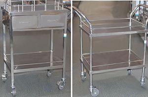 Stainless Steel Medicine Transport Moving Trolley ME006-102