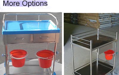 Stainless Steel Medicine Transport Moving Trolley ME006-102