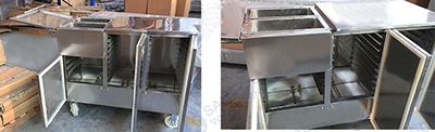 Stainless Steel Insulated Food Cart ME012