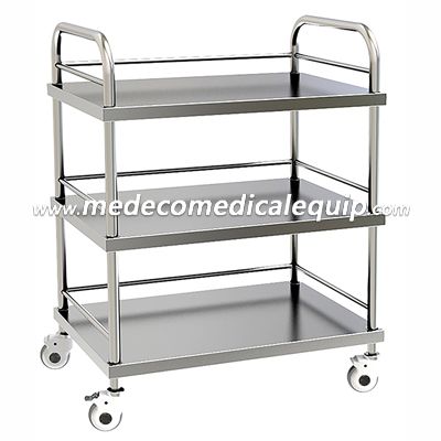 Stainless Steel Hospital Treatment Trolley ME004