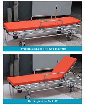 Aluminum Ambulance Stretcher Trolley ME039（A）