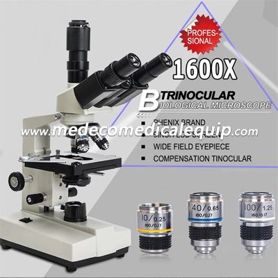 100X-1600X 9.7'' Students LCD Trinocular Digital Microscope MEXSP-36TV-1600X