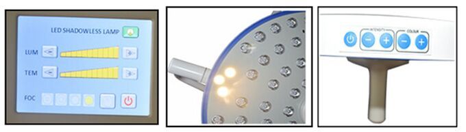 Medical light V  series Dual control shadowless LED Operting Light700 500