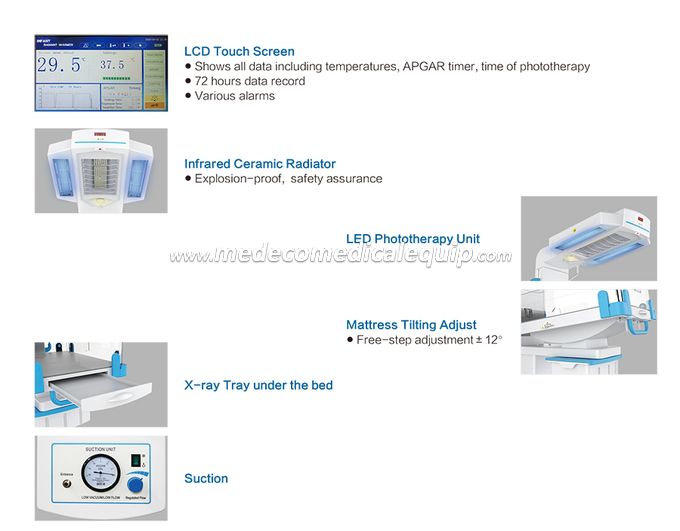 Neonatal Incubator Infant Radiant Warmer For Newborn Babies 4000B