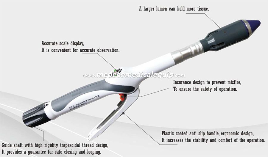 Operation Equipment Disposable Anorectal Staplers for Hemorrhoid Diease