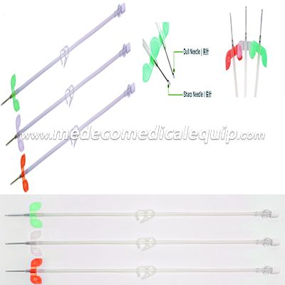 Disposable Medical Arterial Venous AV Fistula Needle For Hematodialysis