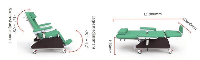 Medical Multifunctional Blood Donation Chair (ME-YD-211)