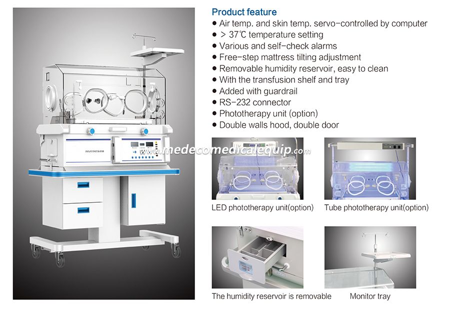 Medical Neonate Baby Infant Incubator Hospital Incubator Me3000B D
