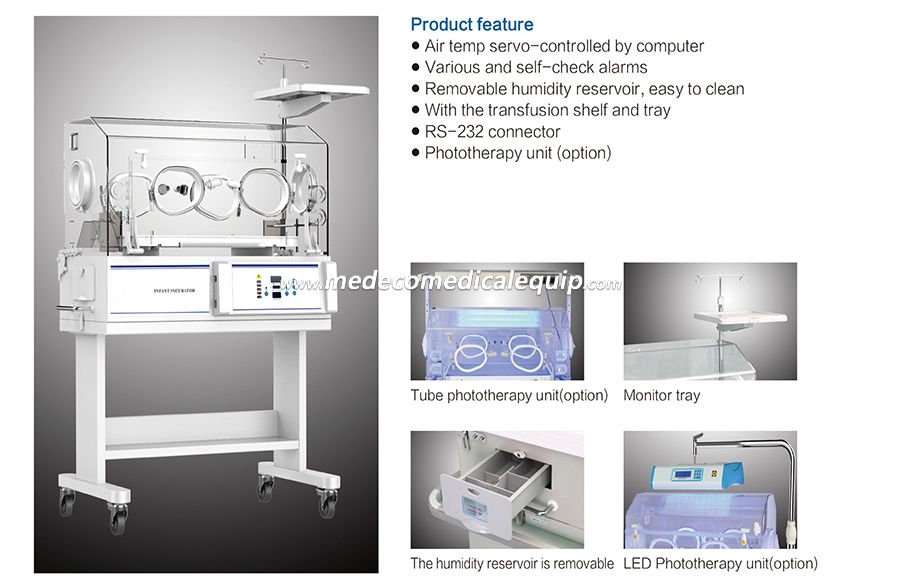 Basic Medical Dedicated Infant Phototherapy Incubator (ME3000AG)